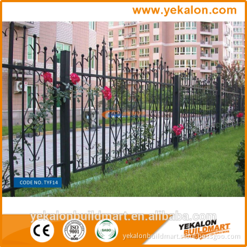 Yekalon 2016 Hot Sale Classical Security/Iron Lawn Fence From China Supplier